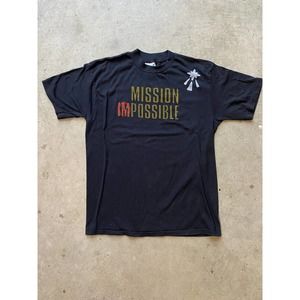 Mission Impossible 1 Movie Promo Tee 90s Single Stitch USA Made Tag - M/XL